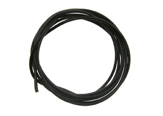 Cable 1 mm negro silicona