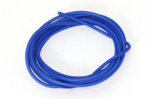 Cable silicona extraflexible 1 m azul