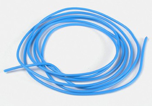 Cable silicona extraflexible 1m. Azul