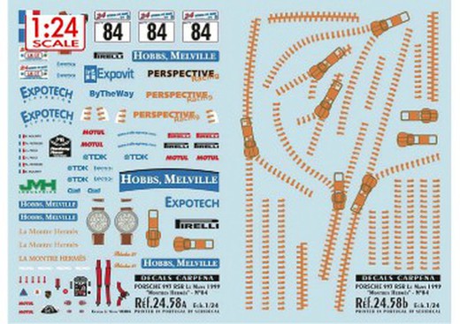 Calca CRP 1/24 Porsche 993 RSR "Montres