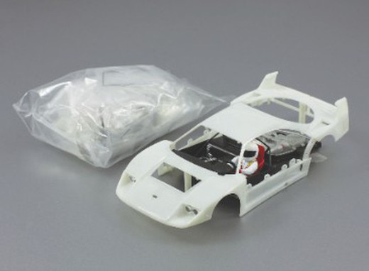 Carrocería Ferrari F40 en kit blanca