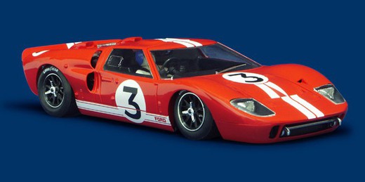 Coche Ford GT40 dorsal 3 Le Mans 1966