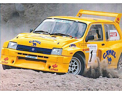 Coche Mg Metro 6R4 rally canarias 1991