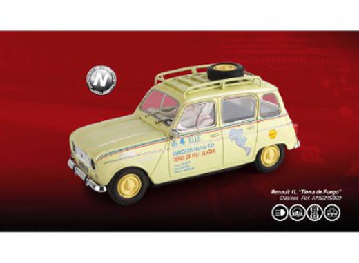 Coche Renault 4L Tierra de Fuego