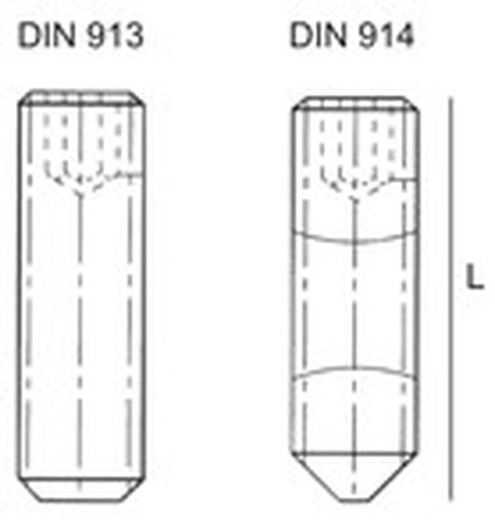 Esparrago allen M2 x 3 mm