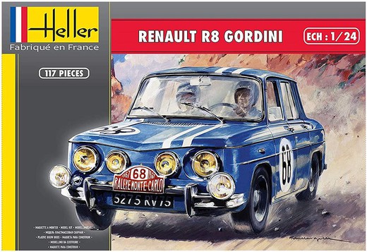 Kit 1/24 Renault 8 Gordini n.23 Rally Montecarlo