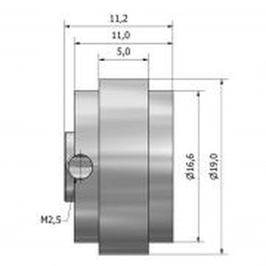 Llanta de aluminio R10 7 radios