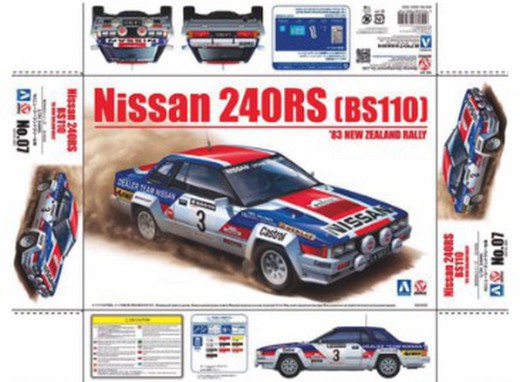 Maqueta Nissan 240RS 1:24