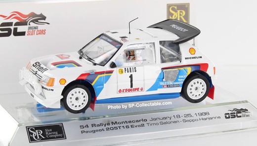 Peugeot 205 T16 Evo2 Rally Montecarlo '86 nº1 Salonen