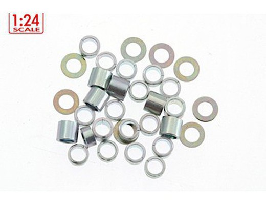 Separadores para ejes 2,38 mm variados