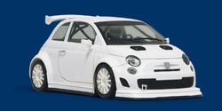 ABARTH 500 Assetto Corse kit Blanco