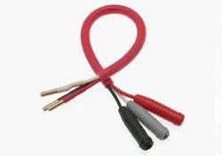 Adaptador mando Bananas hembras 4mm a pista