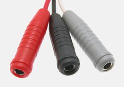 Adaptador mando Bananas hembras 4mm a pista