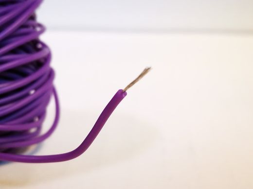 Cable eléctrico 1,2mm morado
