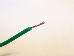 Cable eléctrico 1,6mm verde