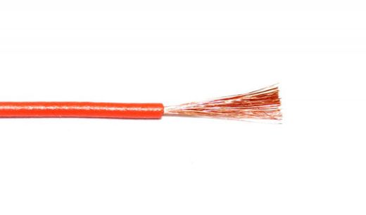 Cable eléctrico de silicona 1,00 mm naranja