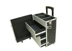 Caja aluminio 4 piezas c/ruedas y asa