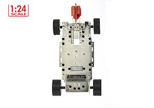 Chasis completo R4 acero escala 1/24