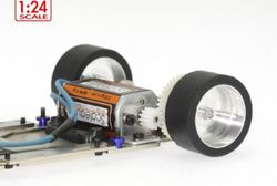 Chasis completo R4 acero escala 1/24