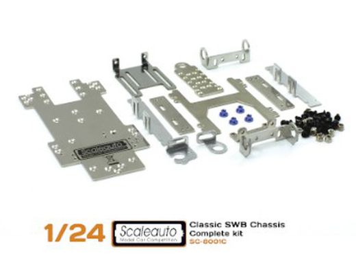 Chasis metálico en kit 1:24 clasicos LWB