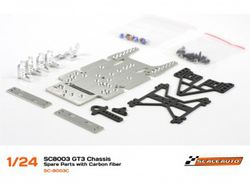Chasis metálico en kit 1:24 GT3 carbono