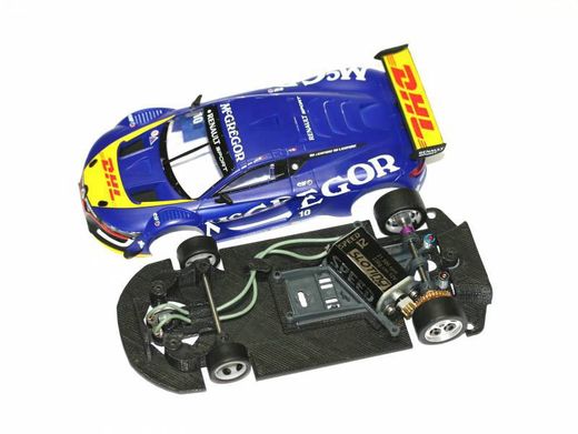 Chasis plastico 3D SCX Renault Sport RS01