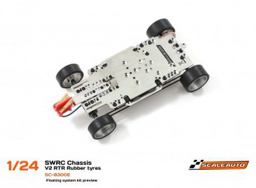 Chasis SWRC 1/24 V.2 RTR Acero 1,5mm montado