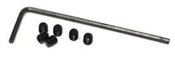 Cjto. 6 espárragos allen M2.5 + llave