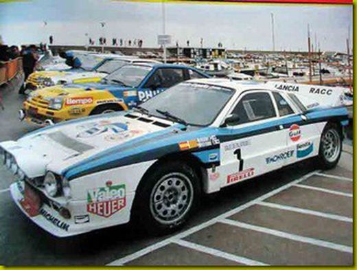 Coche Lancia 037 Servia