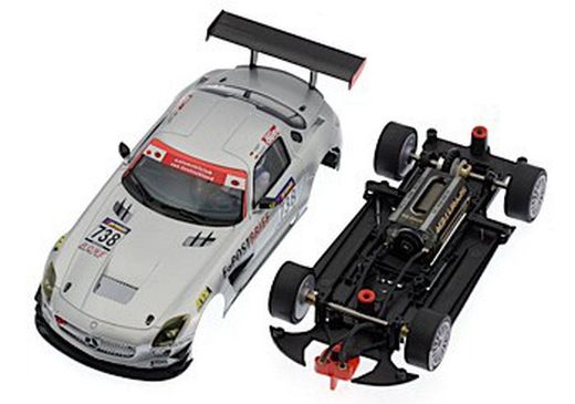 Coche Mercedes SLS GT 24h. Nurburgring