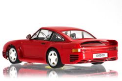 Coche Porsche 959 rojo street car