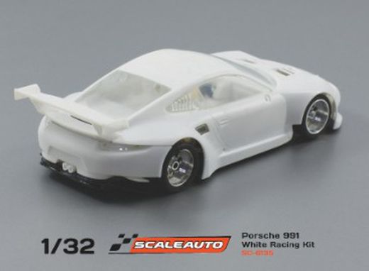 Coche Porsche 991 GT3 1:32 en kit blanco