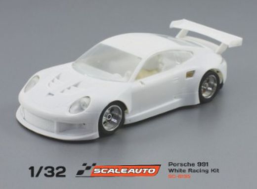 Coche Porsche 991 GT3 1:32 en kit blanco