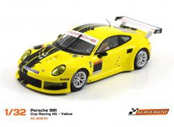 Coche Porsche 991 Racing amarillo