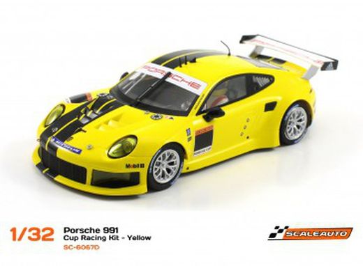 Coche Porsche 991 Racing amarillo