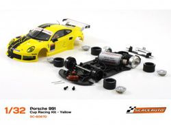 Coche Porsche 991 Racing amarillo