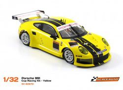 Coche Porsche 991 Racing amarillo