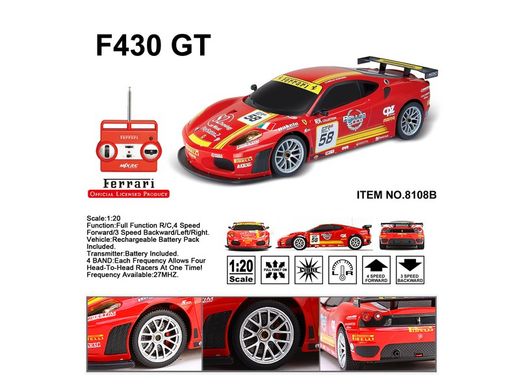 Coche RC Audi R8 1:20