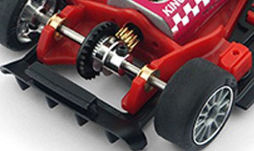 Coche Renault Clio en kit color rojo