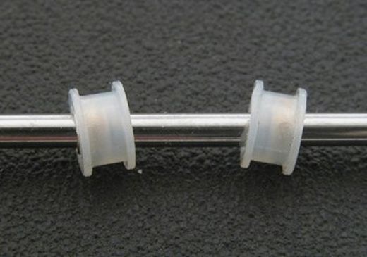 Cojinete mixto nylon-bronce p/eje 3/32
