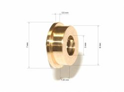 Cojinete universal de un labio ejes 3mm