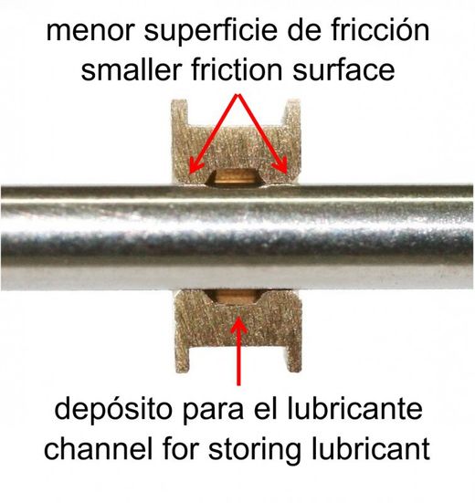 Cojinete Universal EVO-Lub eje 2.38 mm.