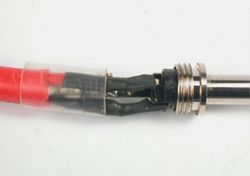 Conector compacto Hembra con cable silicona