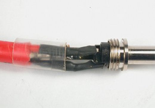 Conector compacto Hembra con cable silicona