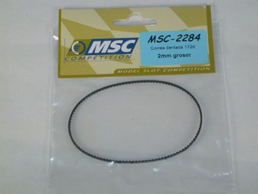 Correa dentada 112 d 1.8mm grosor.