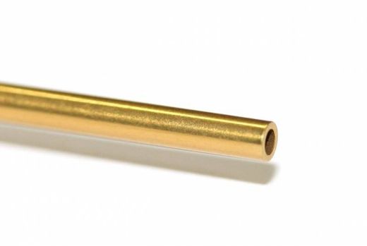 Eje 52,5 x 2.38 mm. acero hueco tratamiento de titanio