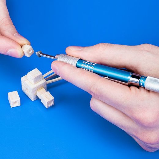 Escairador con puntas intercambiables