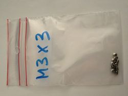Esparrago allen M3 x 3 mm