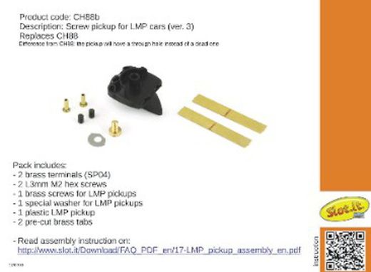 Guia Slot It LMP con tornillo-clip