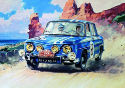 Kit 1/24 Renault 8 Gordini n.23 Rally Montecarlo